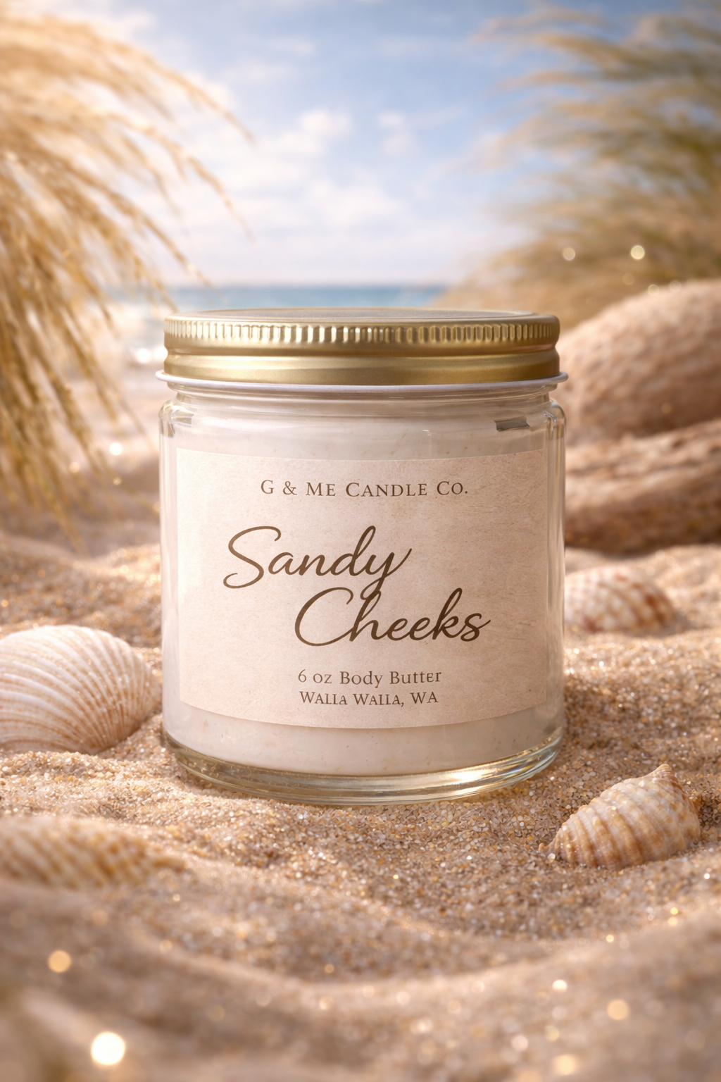 Sandy Cheeks Body Butter, 6 oz